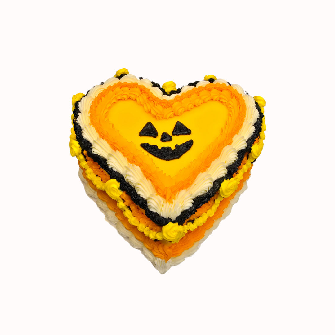 Spooky Heart Cake