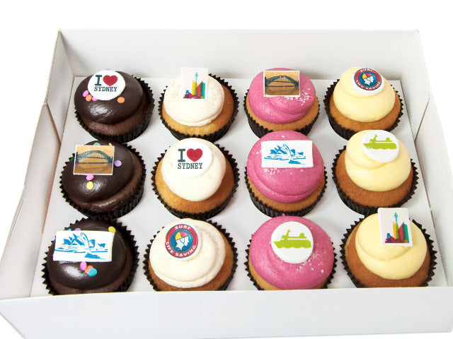 Corporate Branded Cupcakes