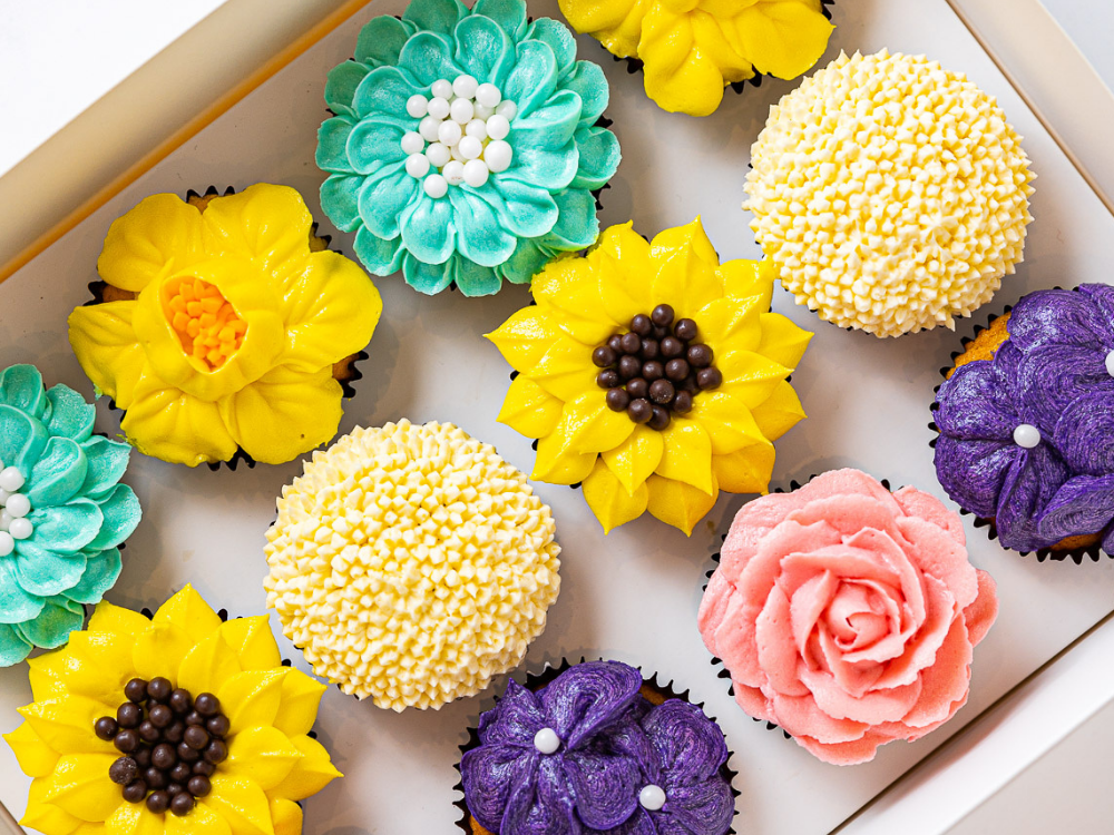 Buttercream Flower Cupcakes Class