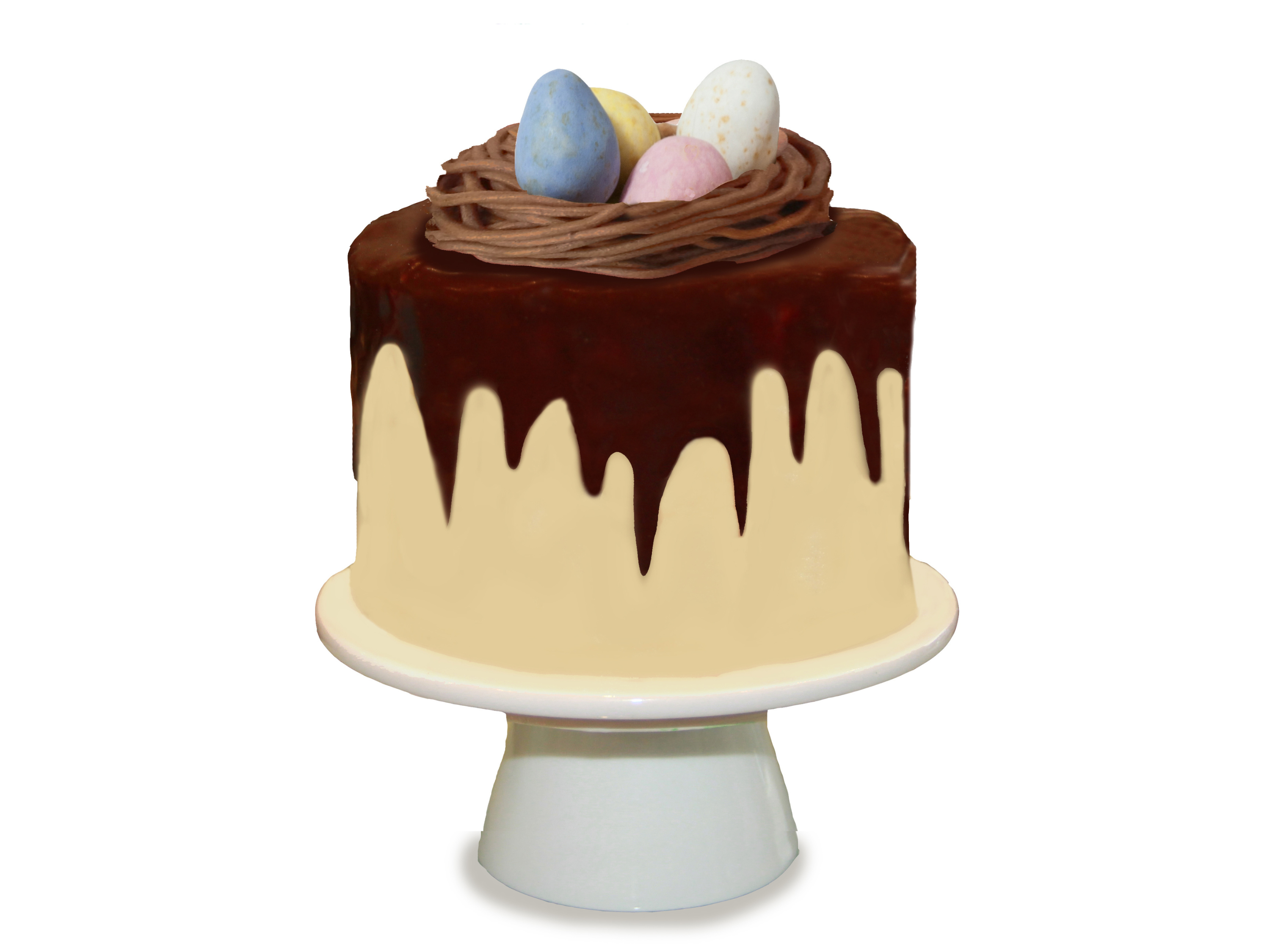 Easter Chocmud Salted Caramel Cake