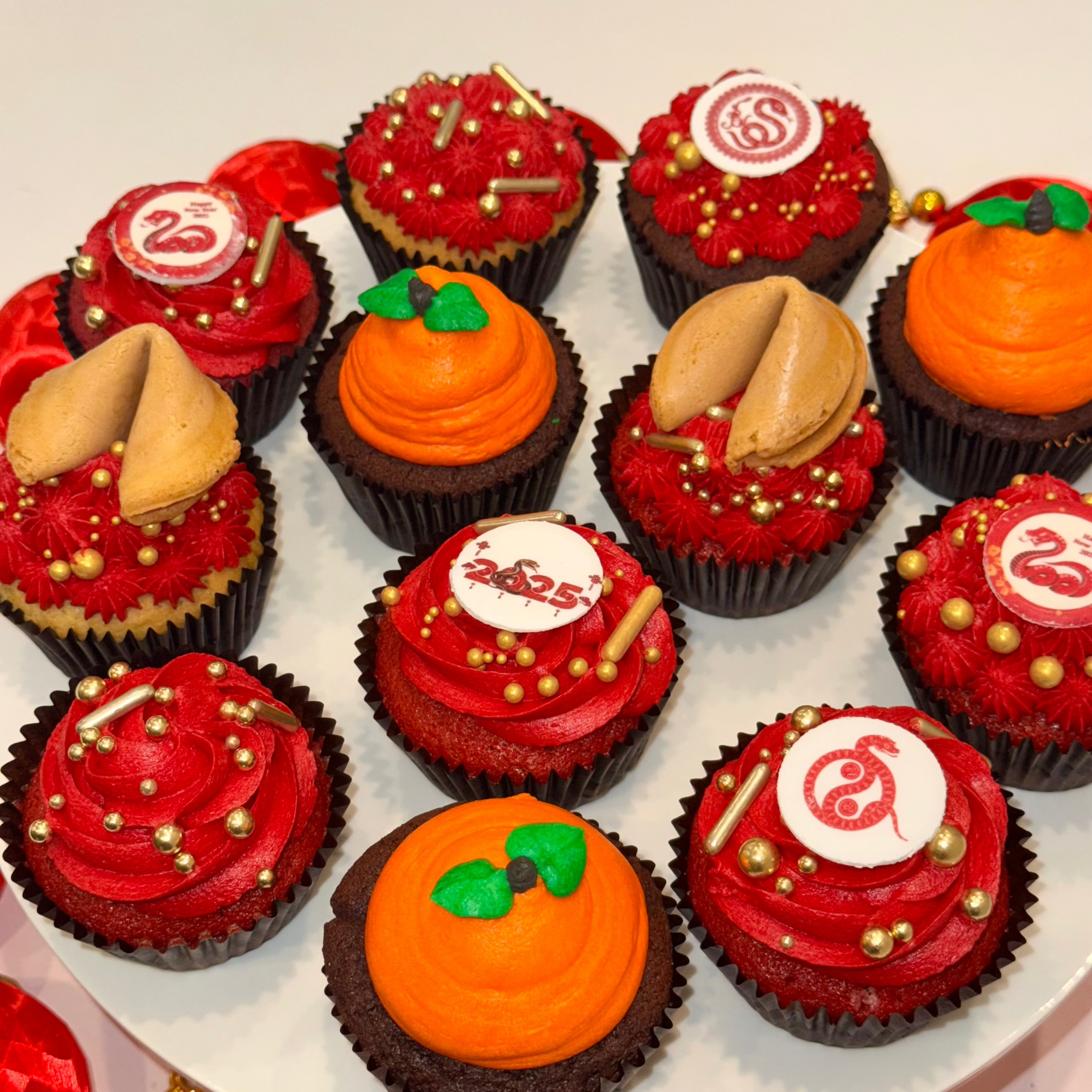 Lunar New Year Cupcakes