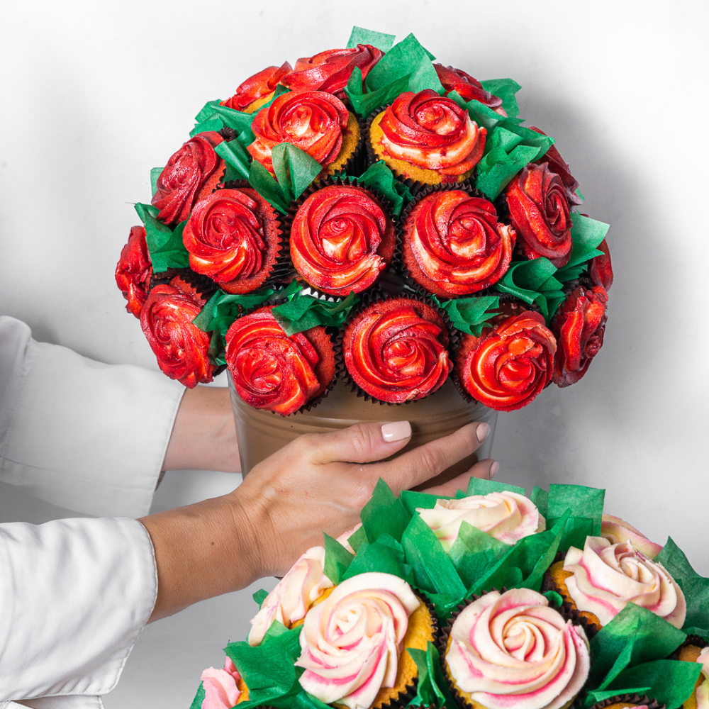 Valentine's Day Cupcake Bouquets