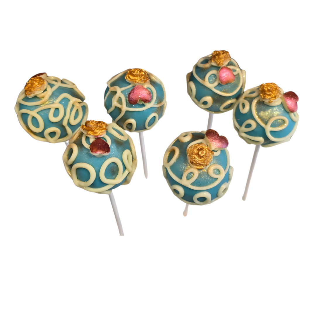 Blue Cake Pops