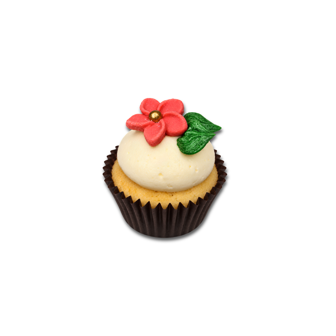 Pink flower Mini Cupcake