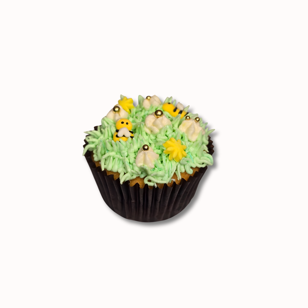 Busy Bee Garden Cupcake