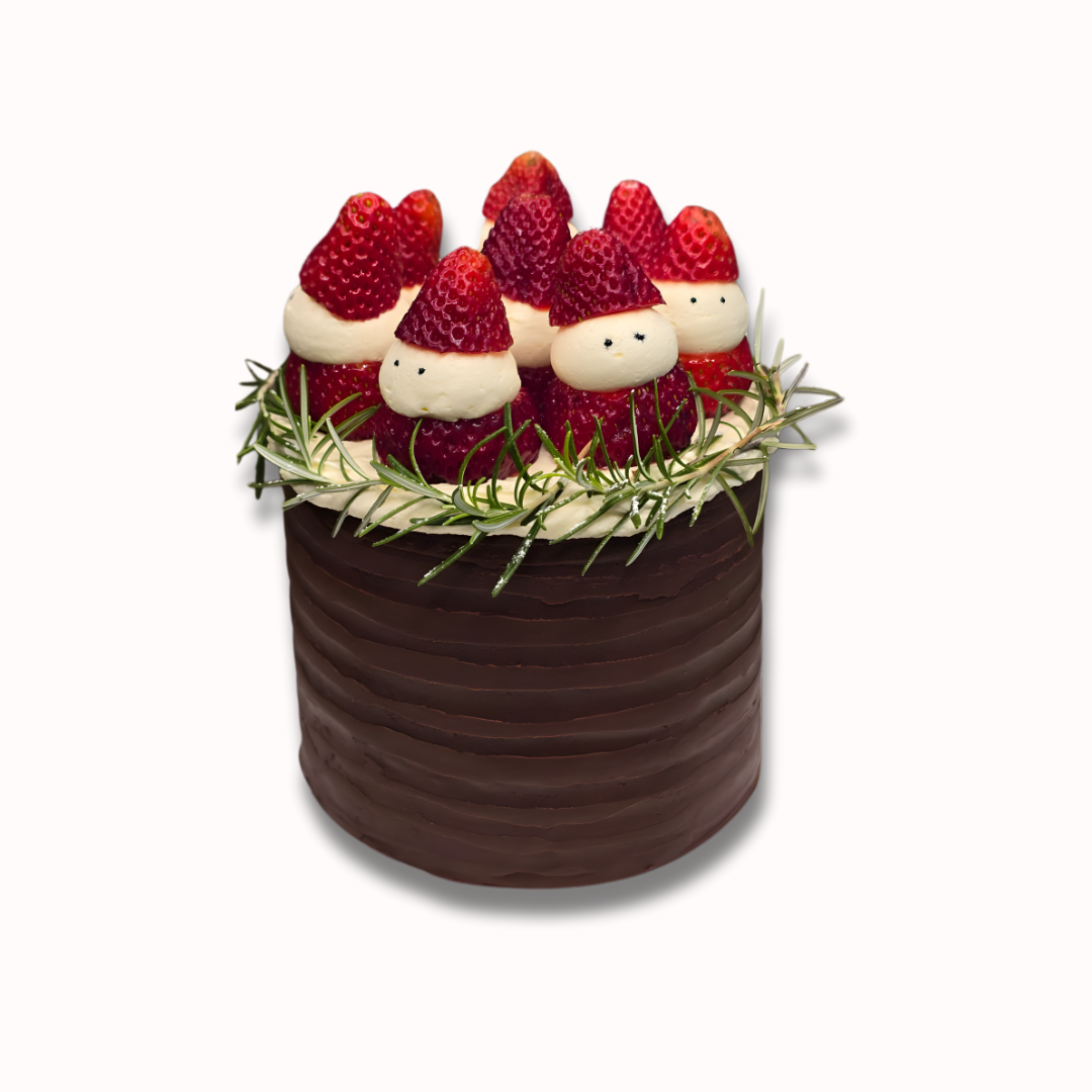 strawberry santa  and chocolate