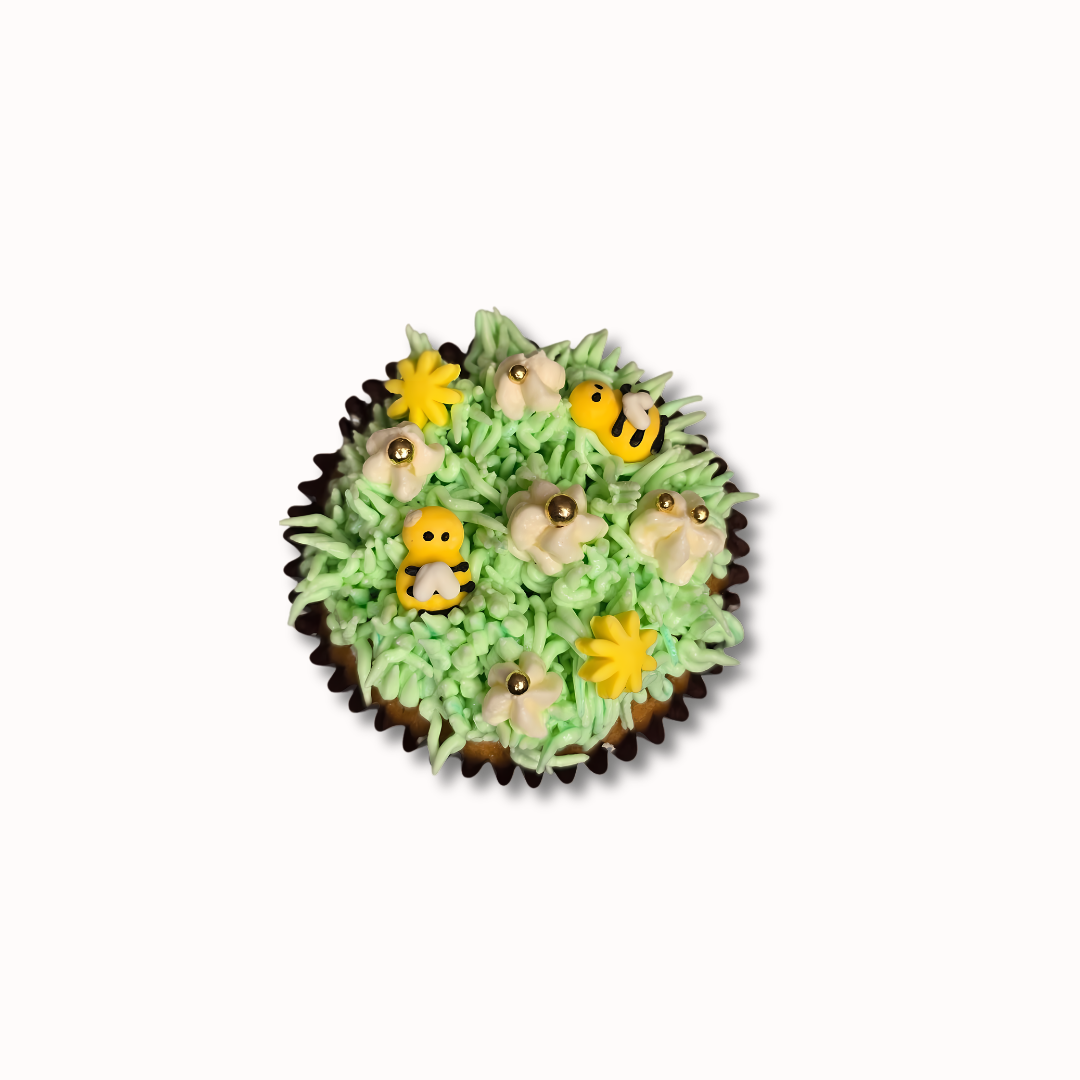 Busy Bee Garden Cupcake