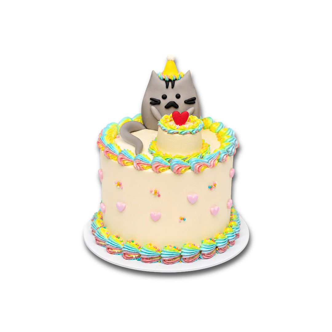Meow Birthday Cake