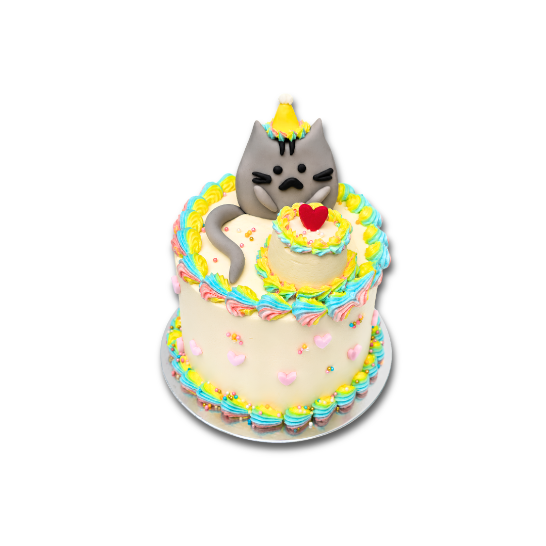 Meow Birthday Cake
