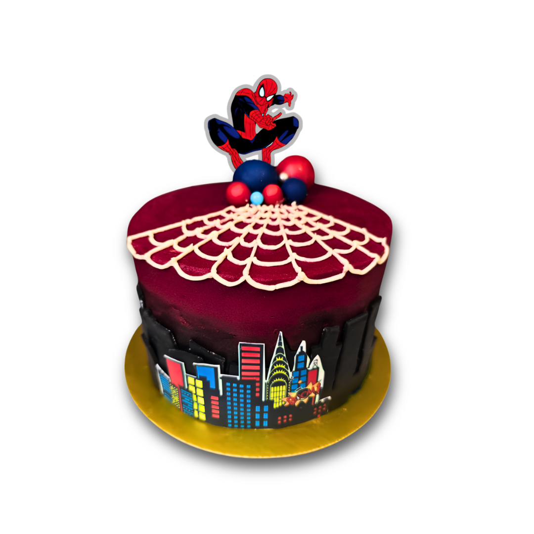 Spiderman cake