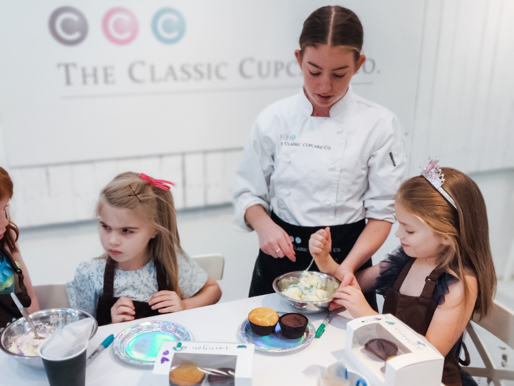 Kids Class - Cupcake Baking & Decorating Class 2 hours