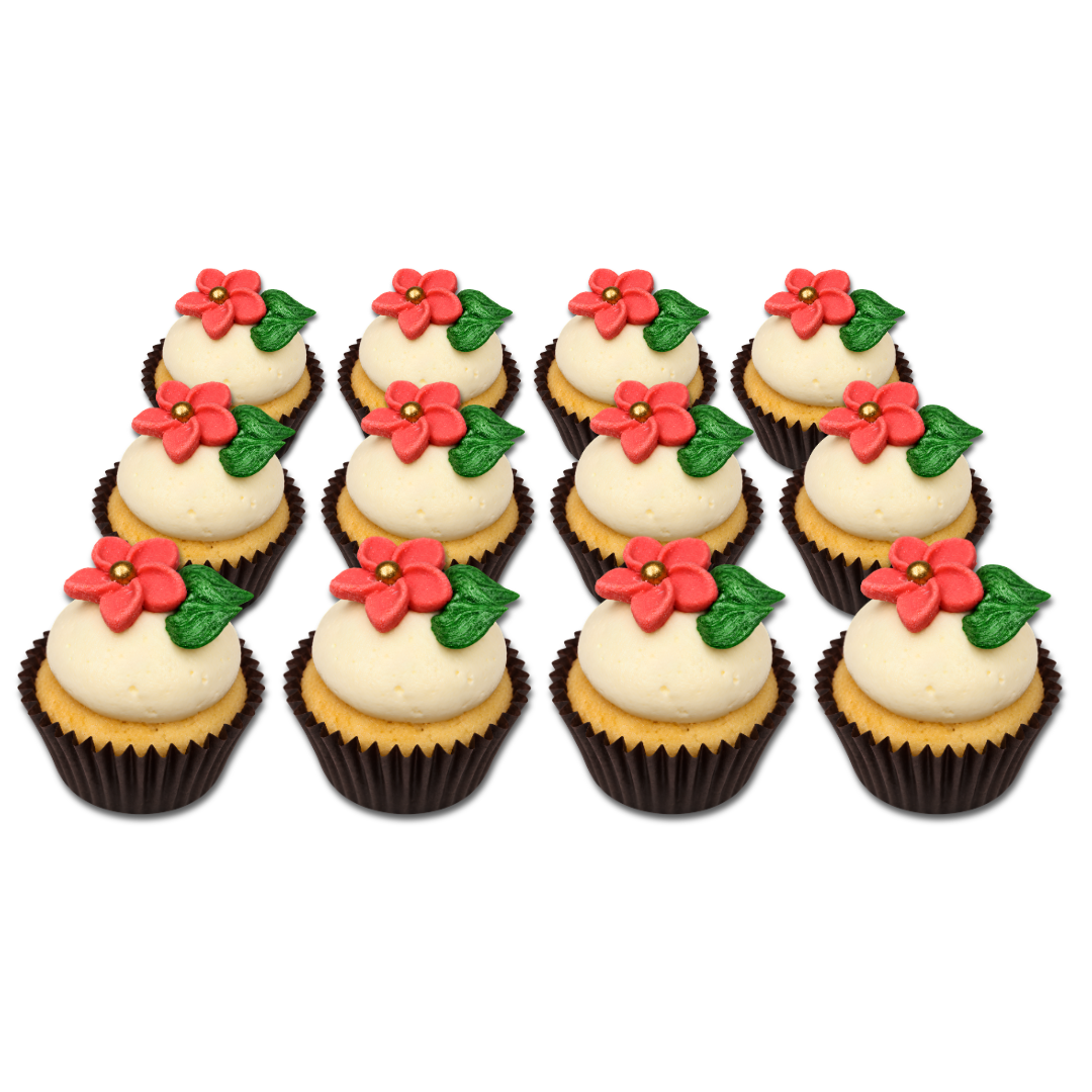 Pink flower Mini Cupcake