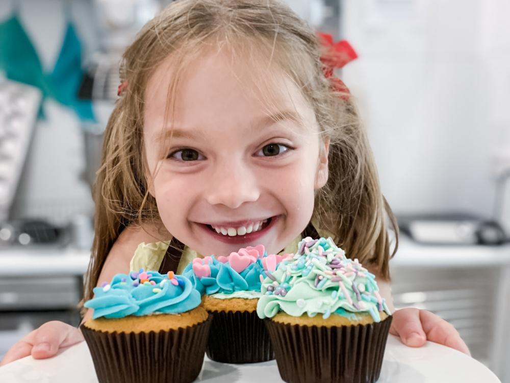 Kids' Holiday 4 Hour Baking and Cupcakes Workshop